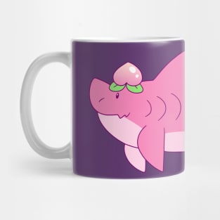 Peach Fruit Shark Mug